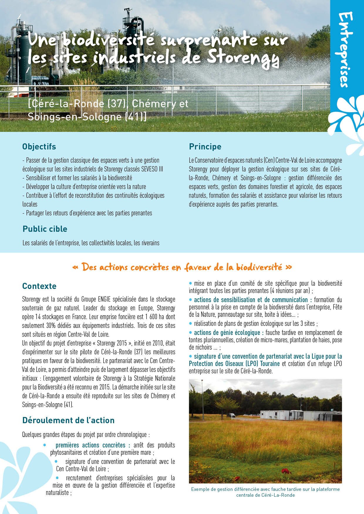 Fiche retour d'expérience Storengy - Cen CVL